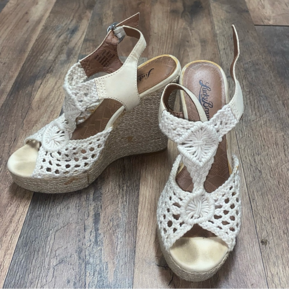 - - - Lucky Brand wedge women‎ size 6m